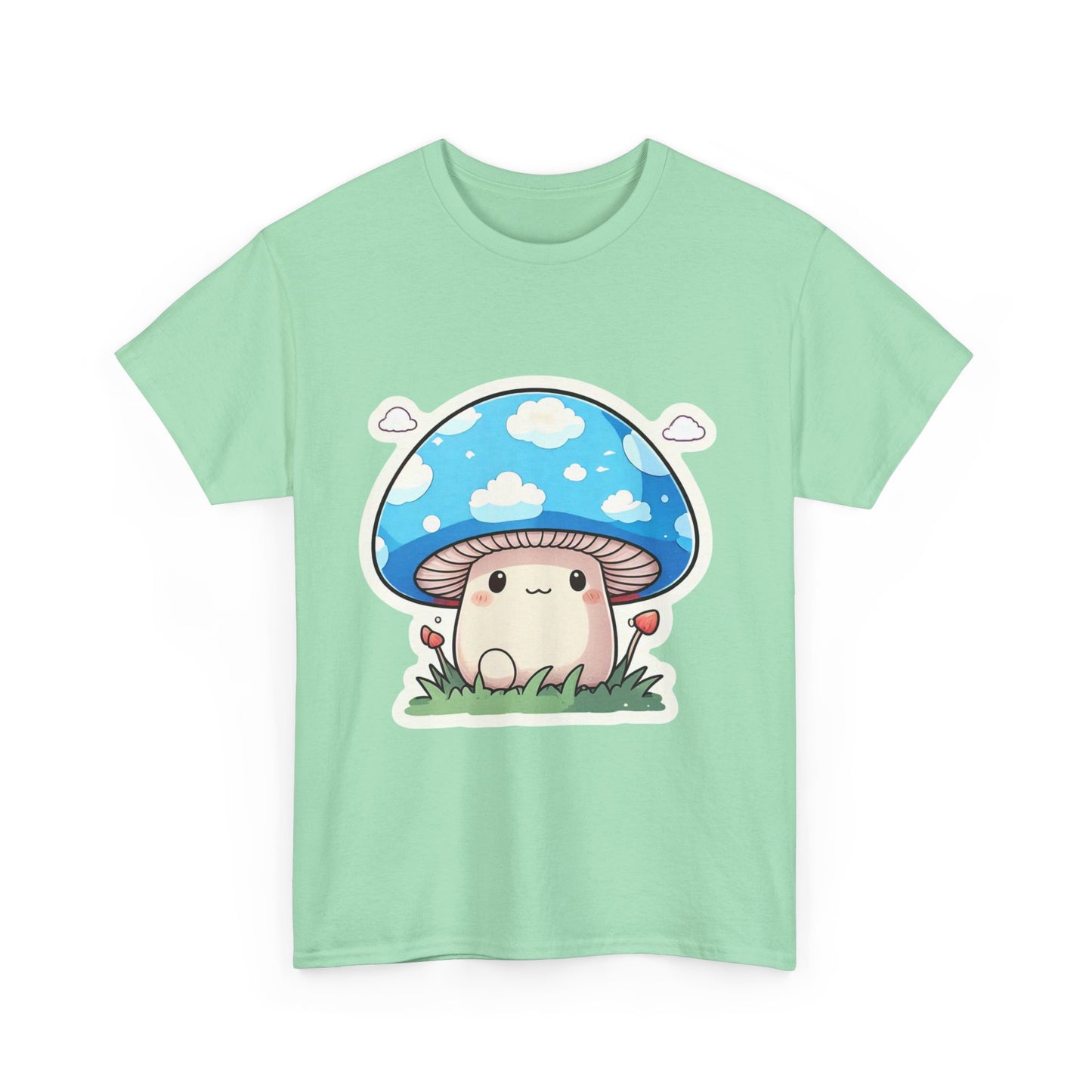 Cloudy Mushroom Cotton Tee