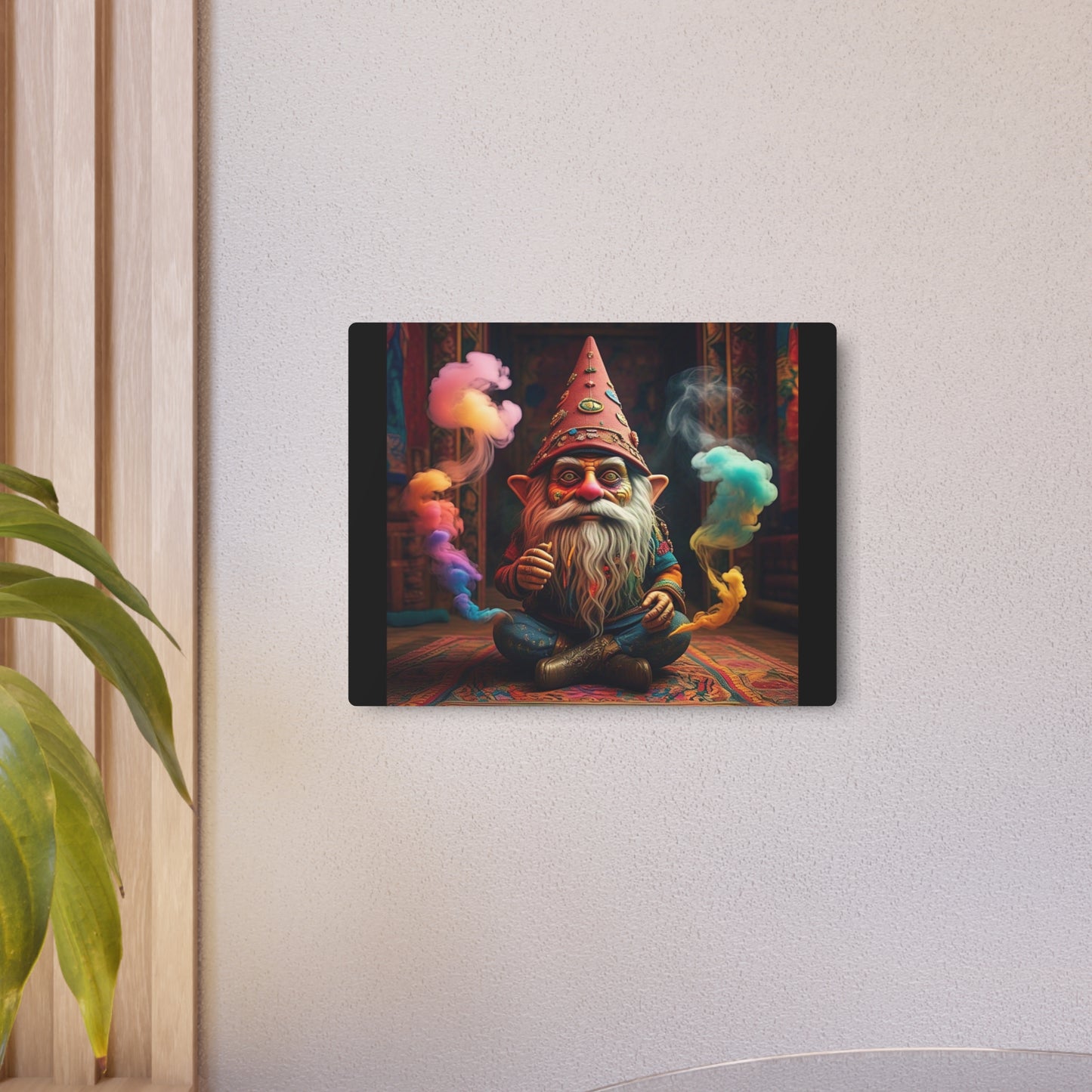 Gnome Metal Art Sign