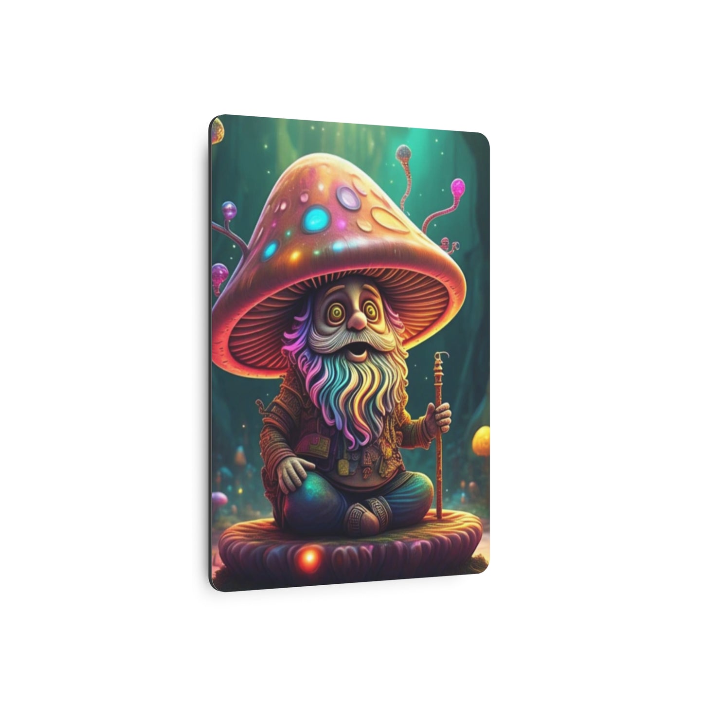 Gnome Metal Art Sign