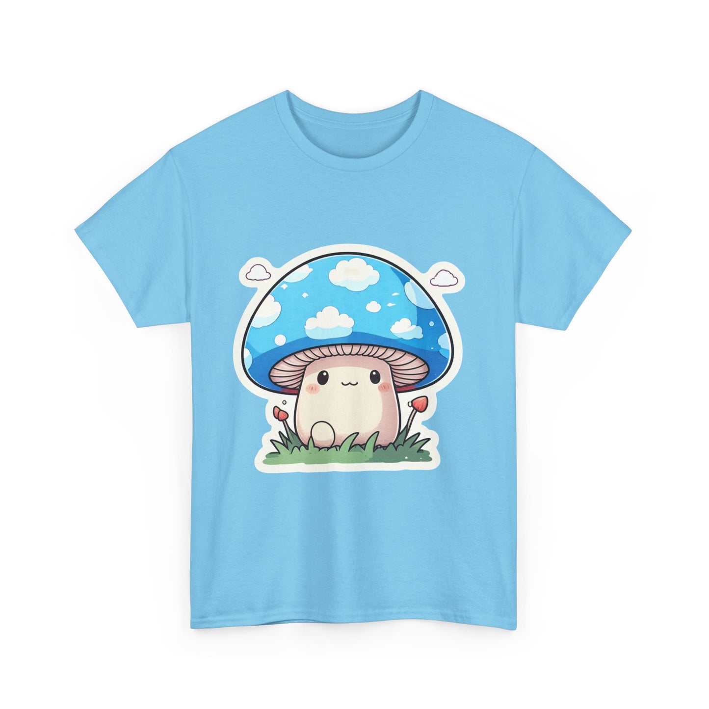 Cloudy Mushroom Cotton Tee