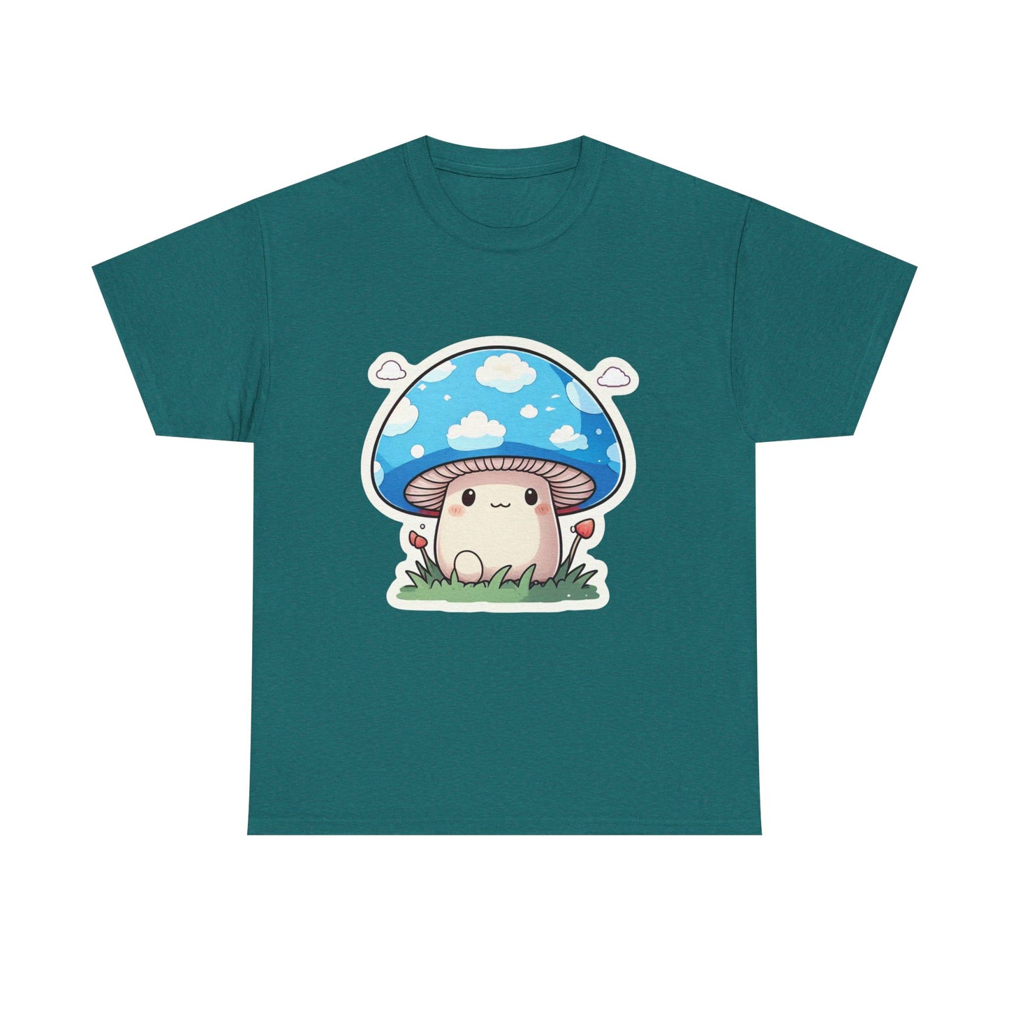 Cloudy Mushroom Cotton Tee