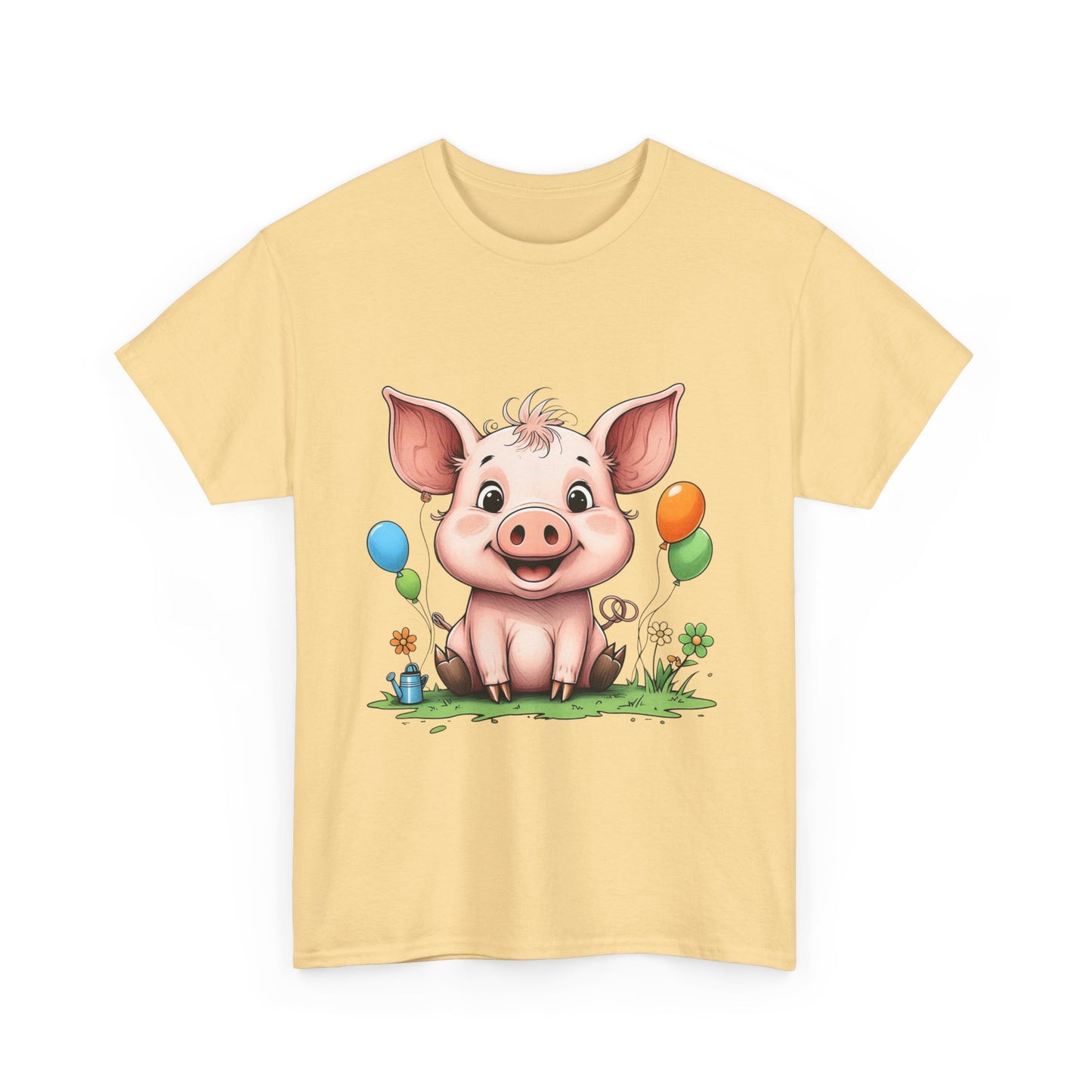 Heavy Cotton Pig Tee