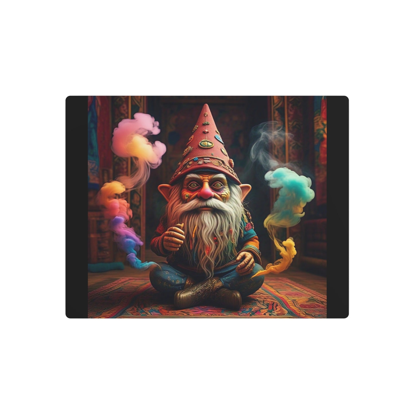 Gnome Metal Art Sign