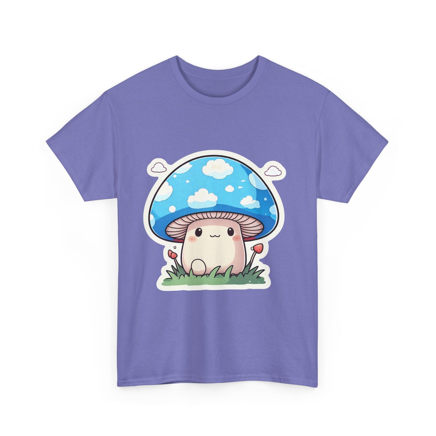 Cloudy Mushroom Cotton Tee