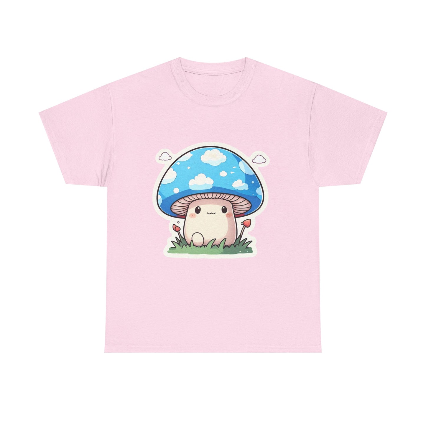 Cloudy Mushroom Cotton Tee