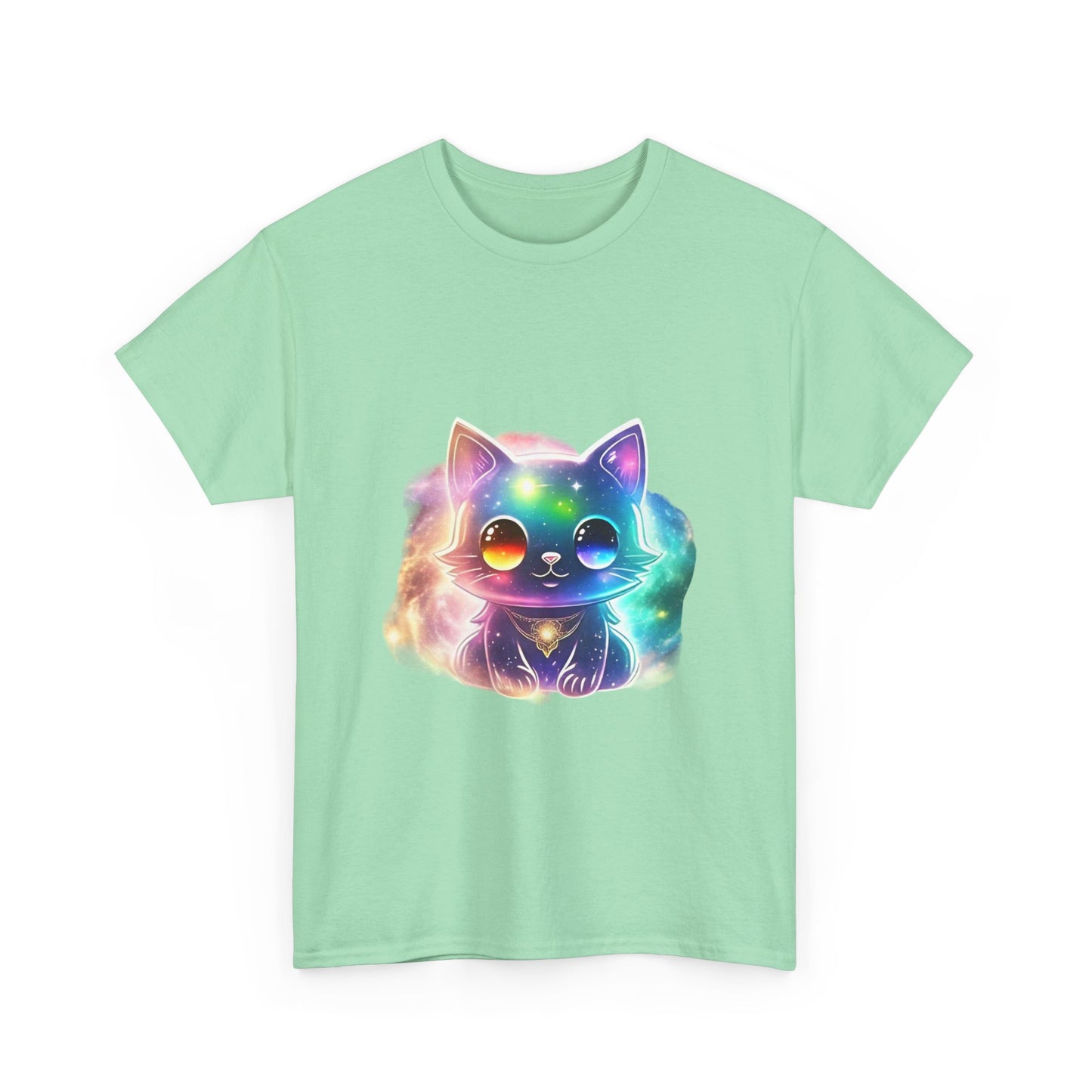 Galaxy Cat Heavy Cotton Tee