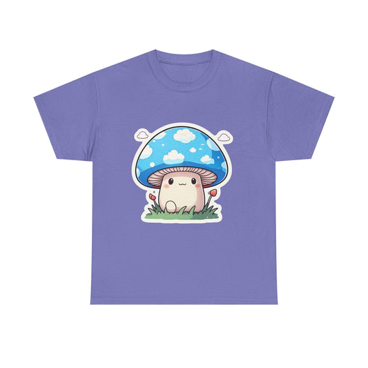 Cloudy Mushroom Cotton Tee