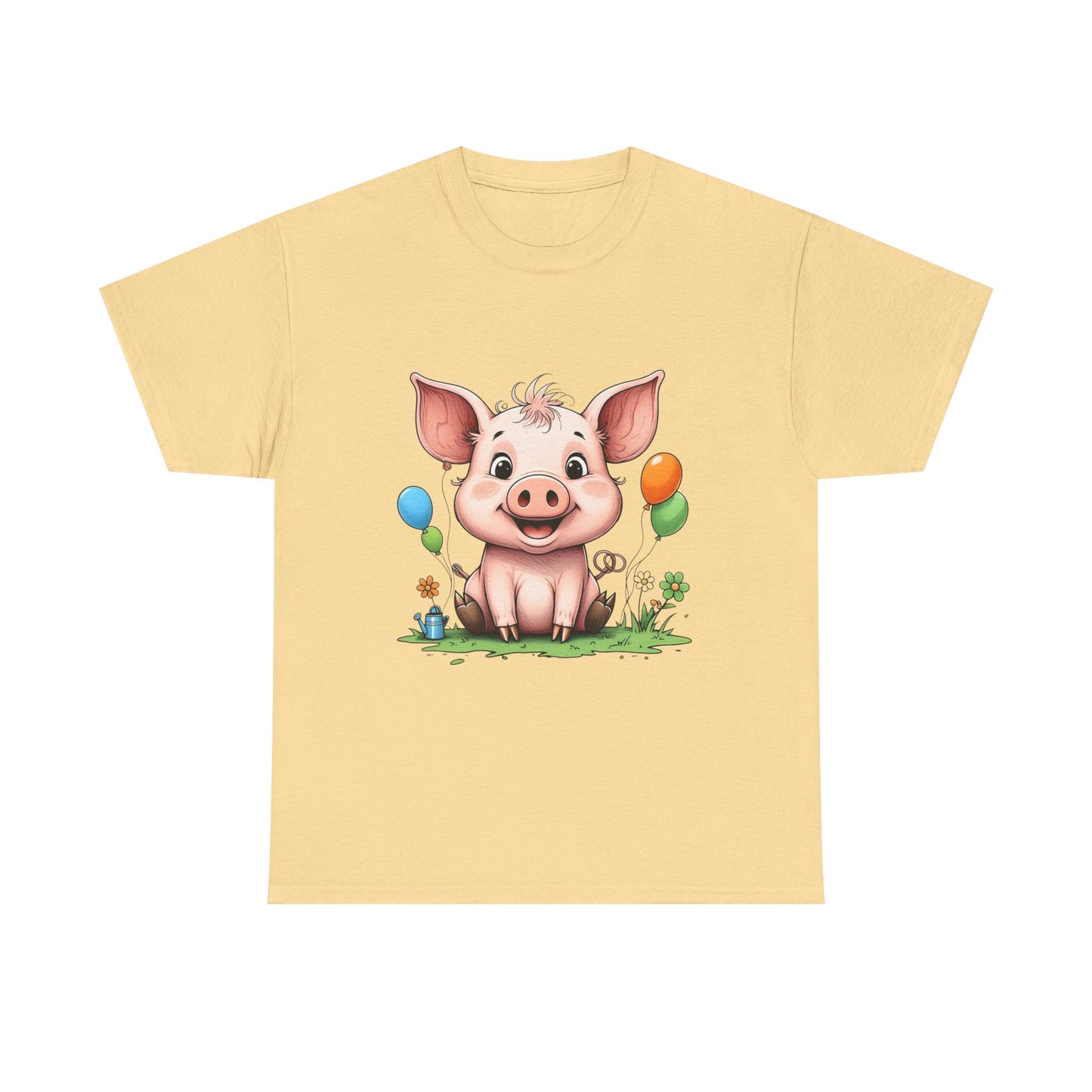 Heavy Cotton Pig Tee