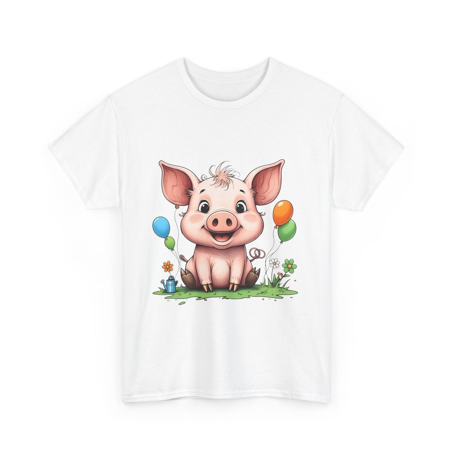 Heavy Cotton Pig Tee