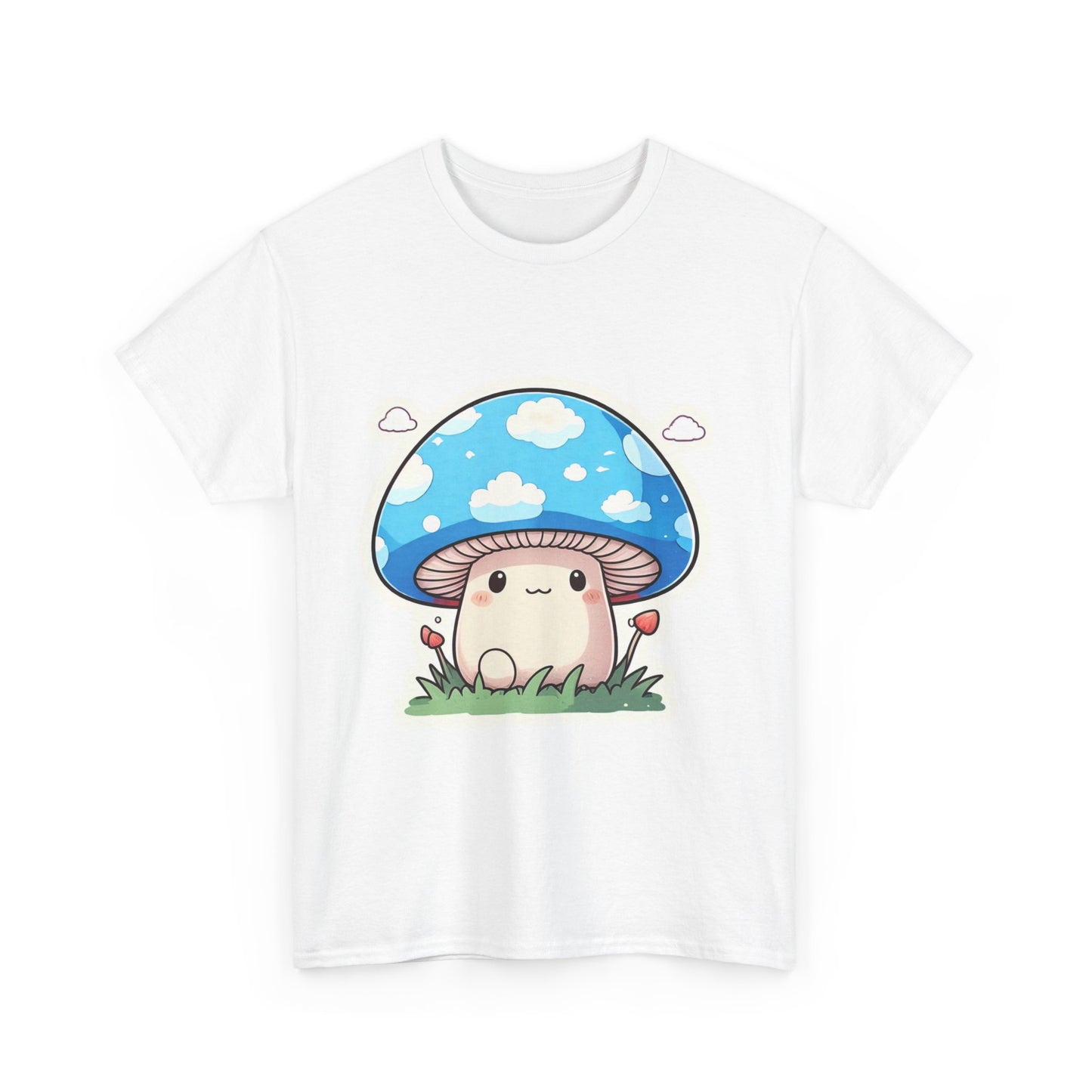 Cloudy Mushroom Cotton Tee