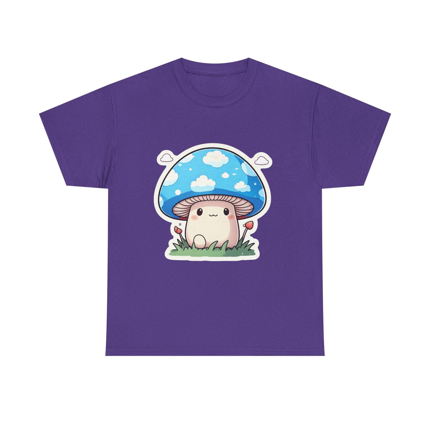 Cloudy Mushroom Cotton Tee