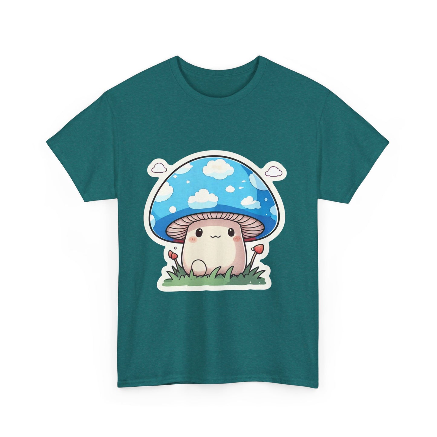 Cloudy Mushroom Cotton Tee