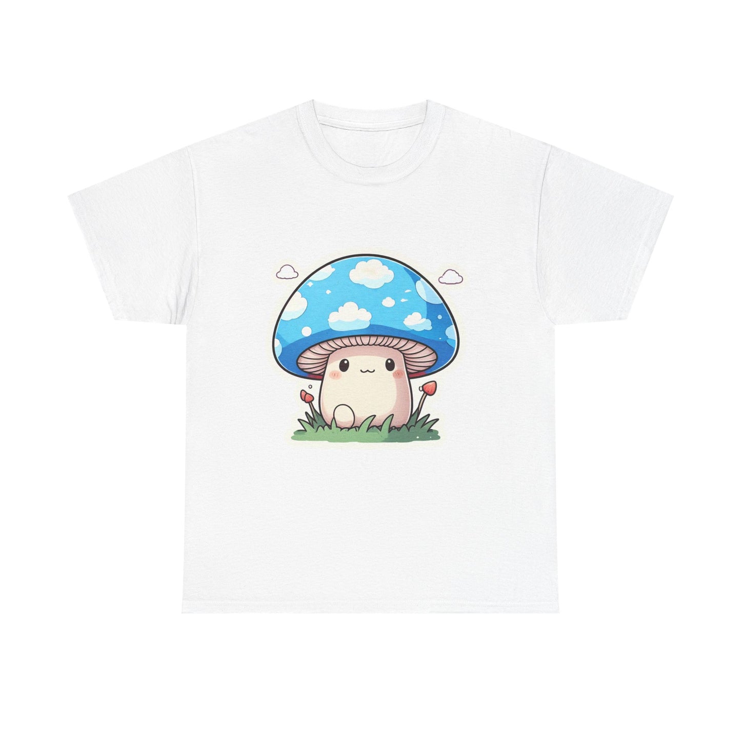 Cloudy Mushroom Cotton Tee