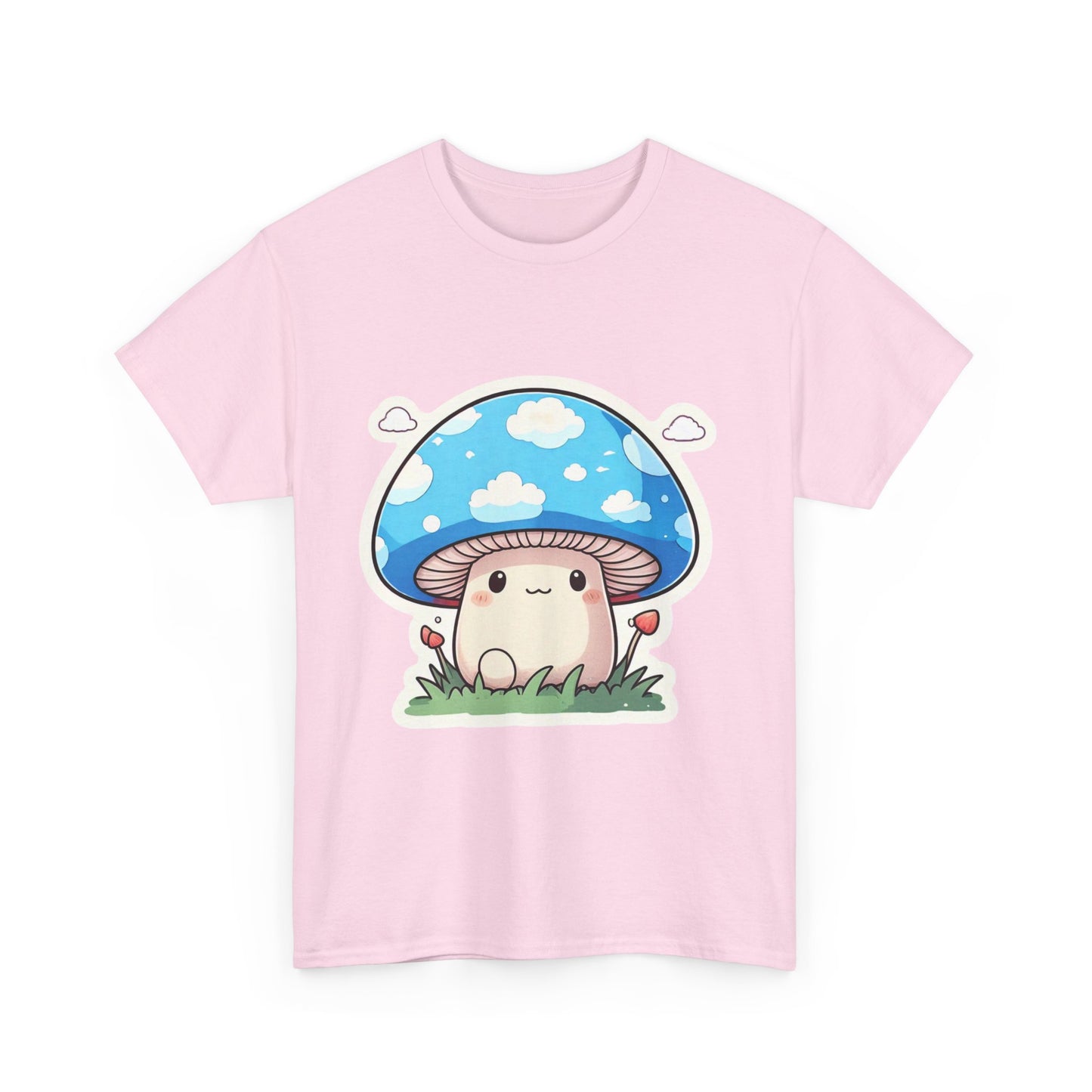 Cloudy Mushroom Cotton Tee