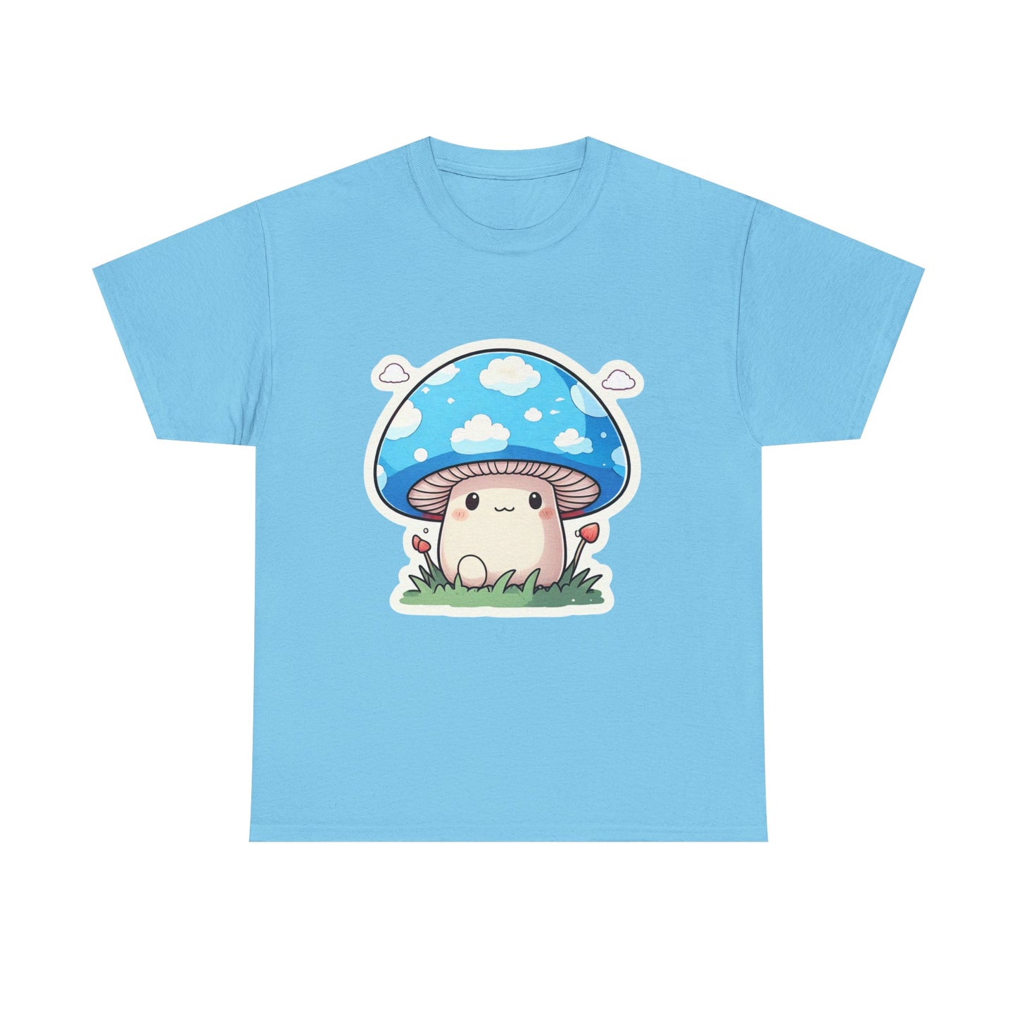 Cloudy Mushroom Cotton Tee