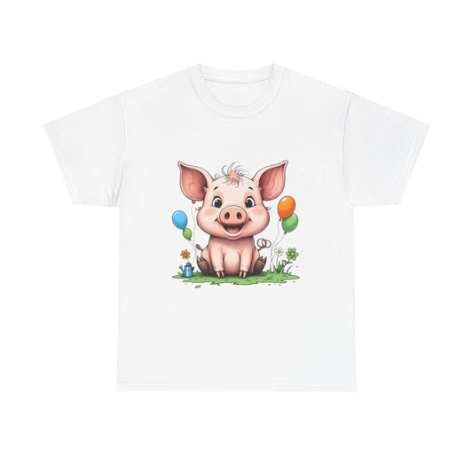 Heavy Cotton Pig Tee