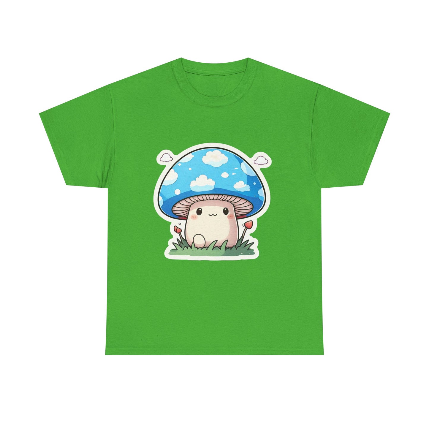 Cloudy Mushroom Cotton Tee