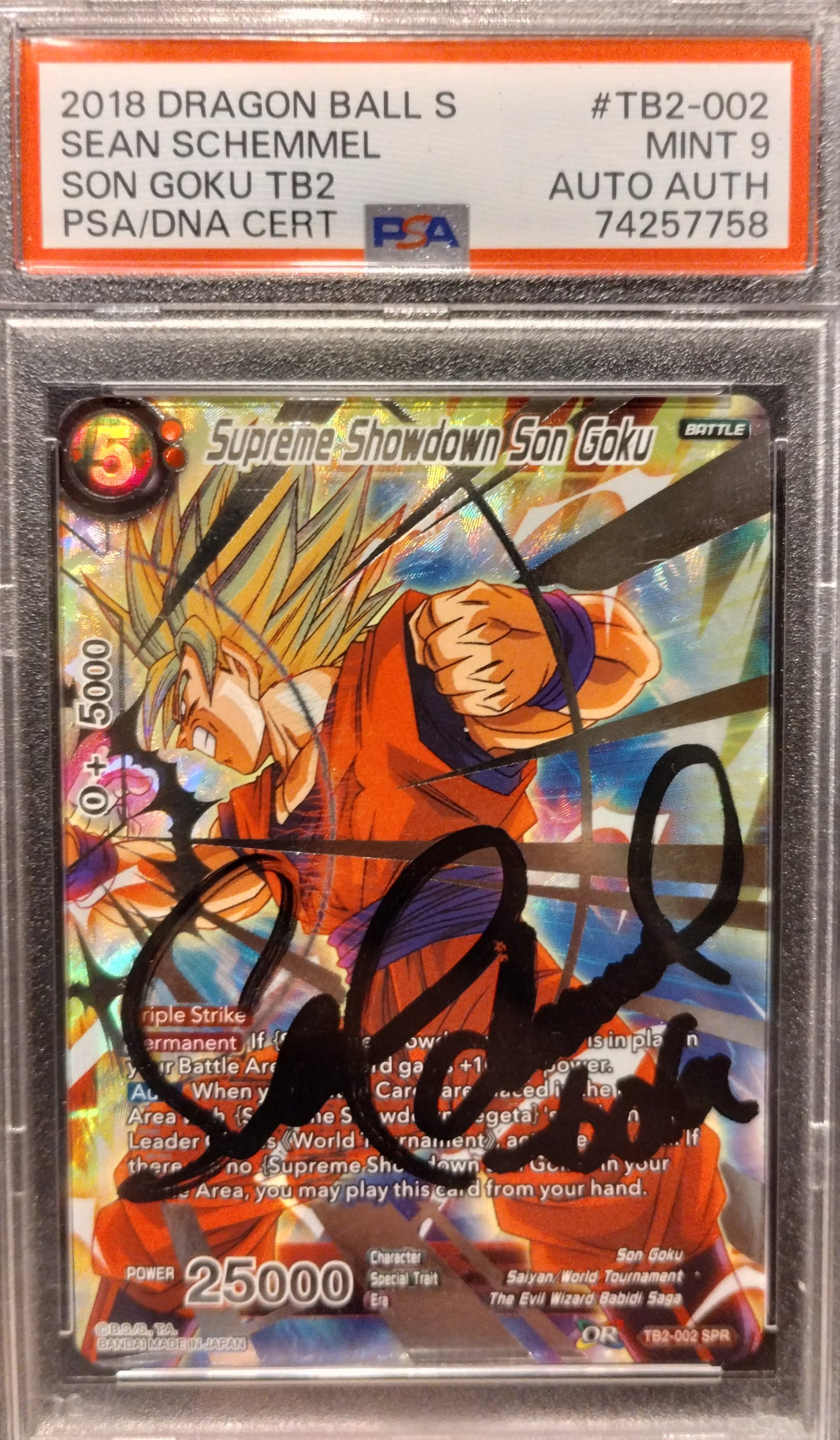 Goku/Vegeta (Autographed by: Christopher Sabat/Sean Schemmel)