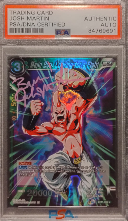 Majin Buu (Autographed by: Josh Martin)